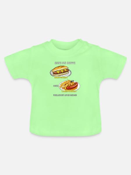 ESSE ICH HEUTE - Baby Bio-T-Shirt mit Rundhals - Mintgrün