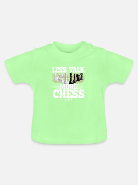 Schach - Baby Bio-T-Shirt mit Rundhals - Mintgrün