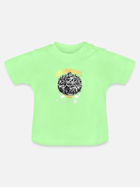 Legendary Denkerversammlung - Baby Bio-T-Shirt mit Rundhals - Mintgrün