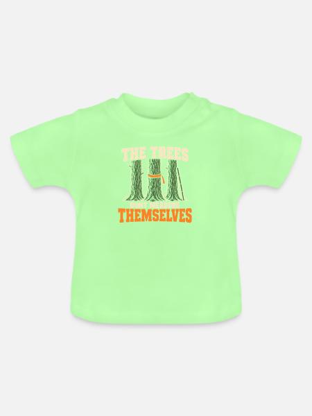 Forstwirtschaft Förster Forstmanagement - Baby Bio-T-Shirt mit Rundhals - Mintgrün
