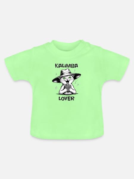 Katzenspiel Kalimba – Kalimba-Liebhaber - Baby Bio-T-Shirt mit Rundhals - Mintgrün