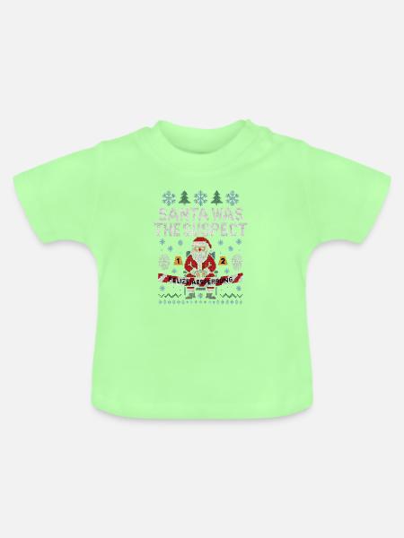 Santa War Der Verdächtige - Baby Bio-T-Shirt mit Rundhals - Mintgrün