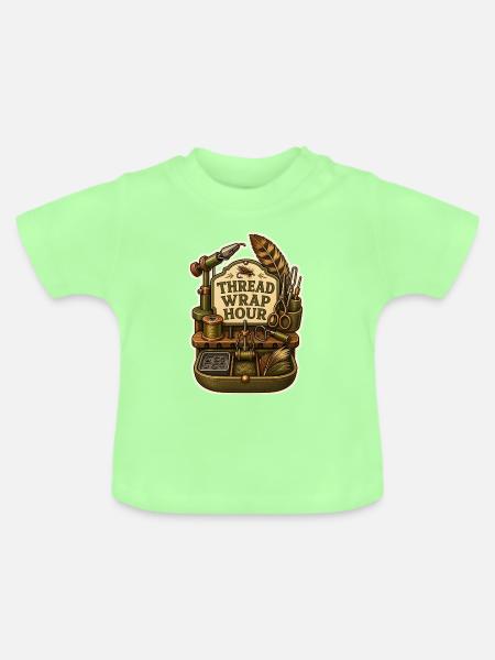 THREAD WRAP HOUR - Baby Bio-T-Shirt mit Rundhals - Mintgrün