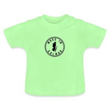 Erstellt in der Region Kalmar-Öland - Baby Bio-T-Shirt mit Rundhals - Mintgrün - Vorne