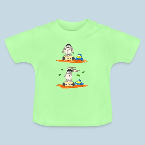 Windstärke 5 Eselohren - Baby Bio-T-Shirt mit Rundhals
