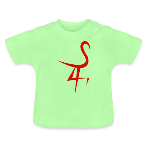 Flamingo - Baby Bio-T-Shirt mit Rundhals