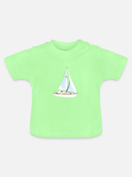 Platz 28 - Baby Bio-T-Shirt mit Rundhals - Mintgrün