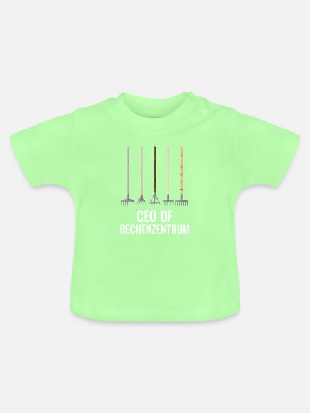 Rechenzentrum Gartenarbeit Landschftsgärtner - Baby Bio-T-Shirt mit Rundhals - Mintgrün