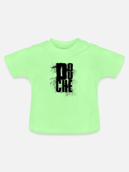 douchebag - Warmduscher - Baby Bio-T-Shirt mit Rundhals - Mintgrün