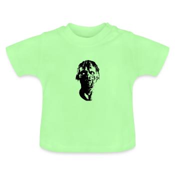 Zombie - Baby Bio-T-Shirt mit Rundhals - Mintgrün - Vorne