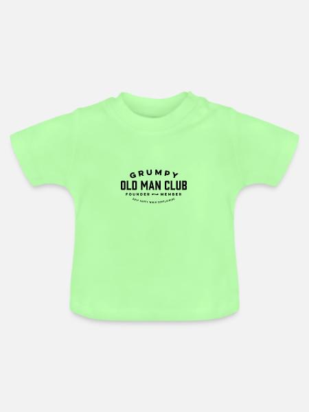 Funny Saying Design - Baby Bio-T-Shirt mit Rundhals - Mintgrün