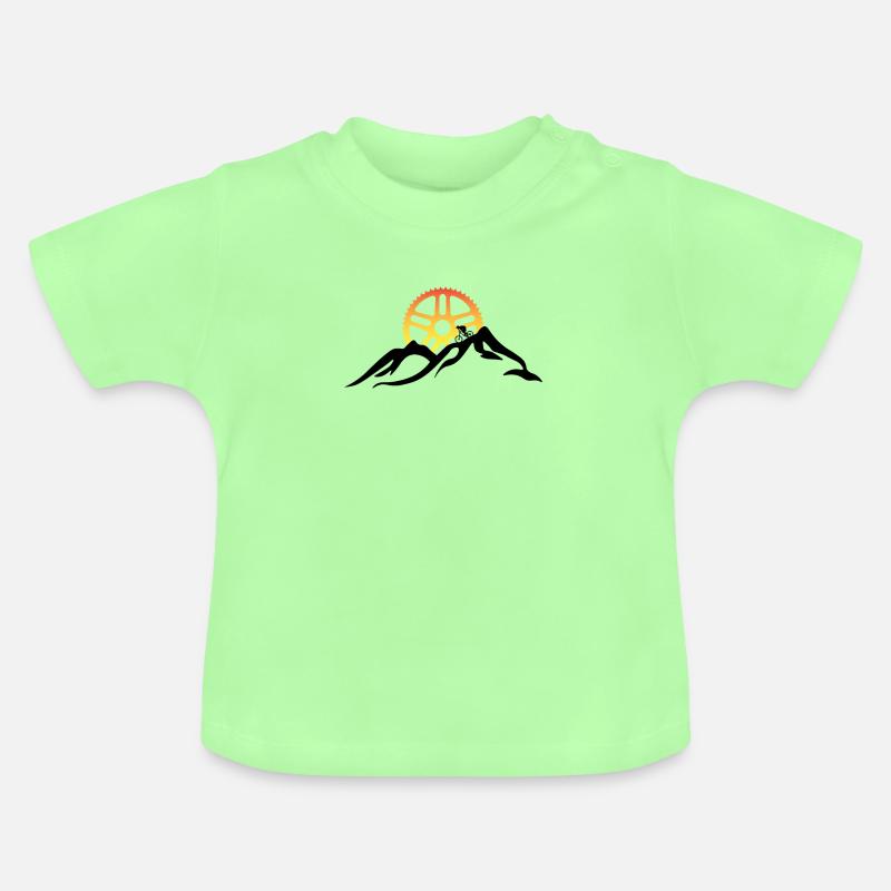 VTT - T-shirt bio col rond Bébé - vert menthe