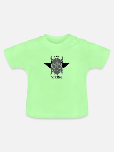 Viking - Baby Bio-T-Shirt mit Rundhals - Mintgrün