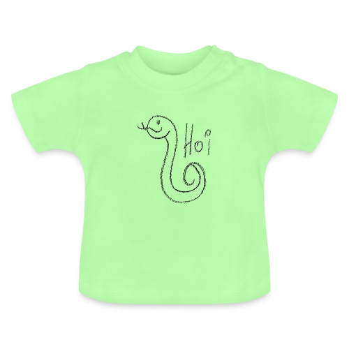 Hoi Slang - Baby biologisch T-shirt met ronde hals