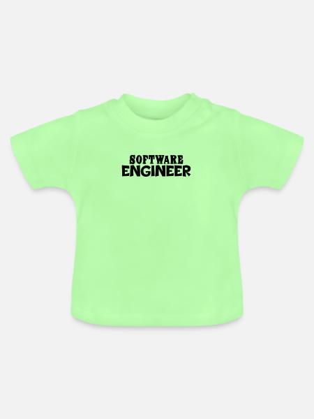Softwareentwickler Programmierer Geschenk - Baby Bio-T-Shirt mit Rundhals - Mintgrün