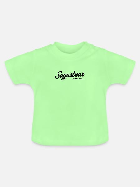 Lustiger Zuckerbär seit 2016 - Baby Bio-T-Shirt mit Rundhals - Mintgrün