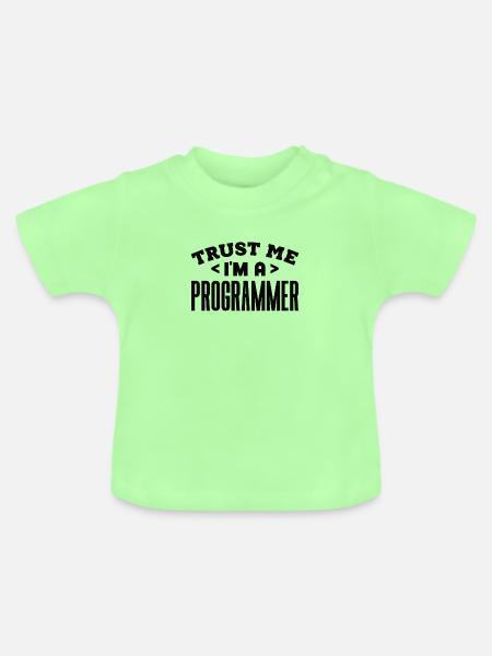 Softwareentwickler Programmierer Geschenk - Baby Bio-T-Shirt mit Rundhals - Mintgrün