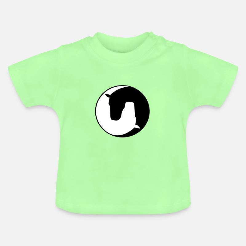 Pferd - T-shirt bio col rond Bébé - vert menthe