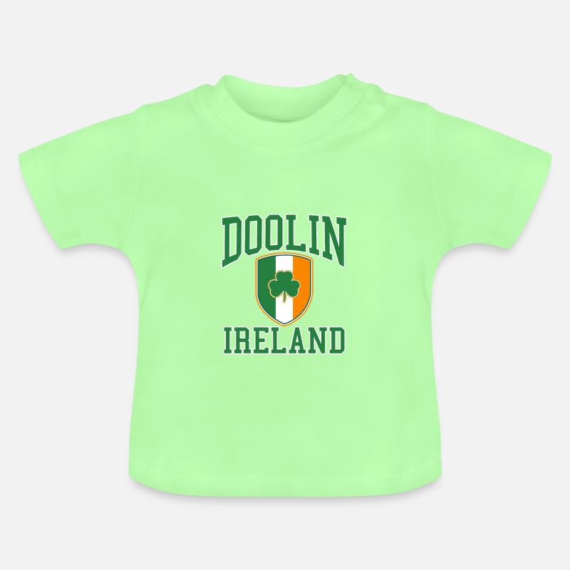 Dublin - T-shirt bio col rond Bébé - vert menthe