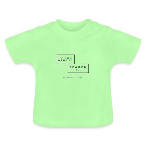 Algo especial - Camiseta orgánica para bebé con cuello redondo