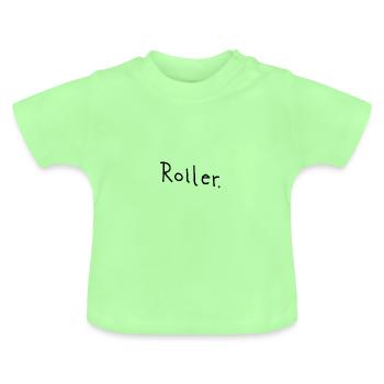 Roller - Baby Bio-T-Shirt mit Rundhals - Mintgrün - Vorne