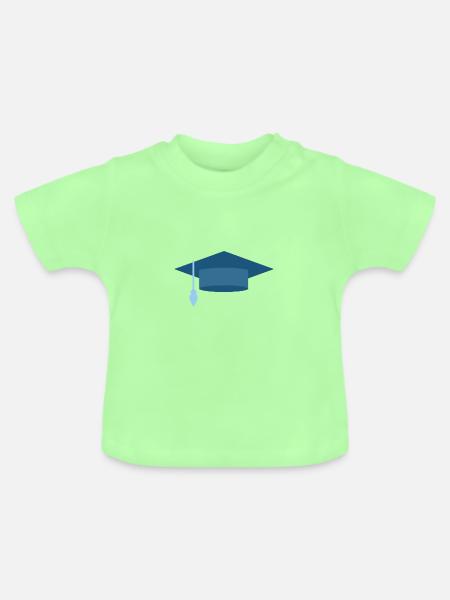 Cherry - graduation cap - Baby Bio-T-Shirt mit Rundhals - Mintgrün