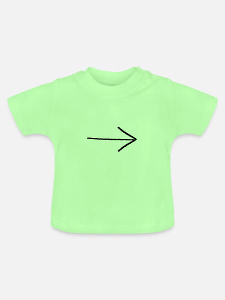 Mirage - arrow - Baby Bio-T-Shirt mit Rundhals - Mintgrün