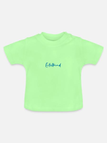 Eifel Kind Geschenk Idee 2020 - Baby Bio-T-Shirt mit Rundhals - Mintgrün