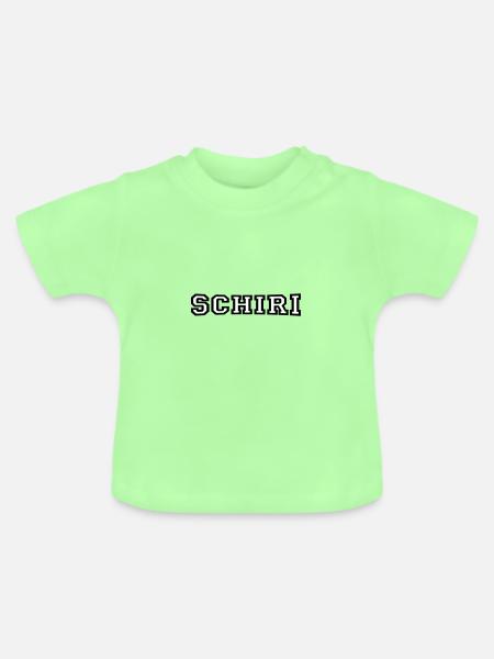 Schiri - Baby Bio-T-Shirt mit Rundhals - Mintgrün