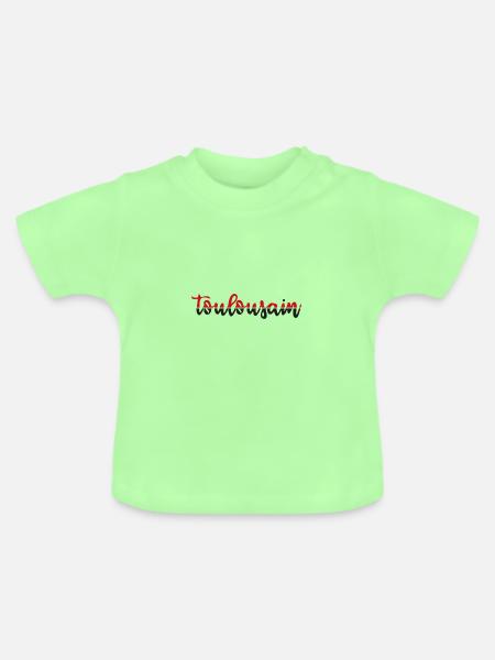 Toulouse - Baby Bio-T-Shirt mit Rundhals - Mintgrün