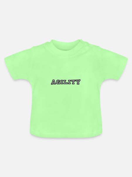 Agility - Baby Bio-T-Shirt mit Rundhals - Mintgrün