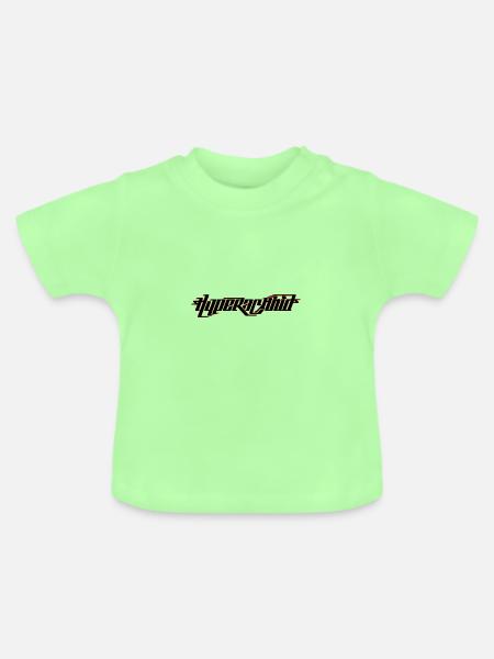 Hyperachnid Typografie - Baby Bio-T-Shirt mit Rundhals - Mintgrün