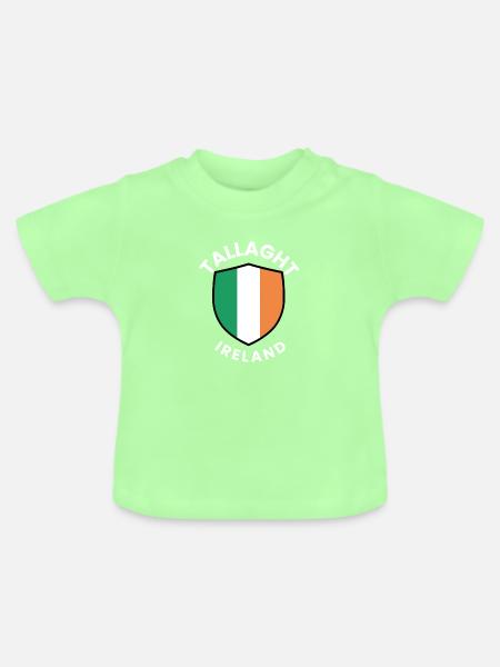 Tallaght Shield Irland - Baby Bio-T-Shirt mit Rundhals - Mintgrün