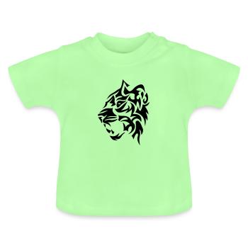 Stamm tiger tatoo 4022 - Baby Bio-T-Shirt mit Rundhals - Mintgrün - Vorne