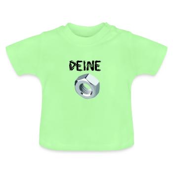 Deine Mutter - Baby Bio-T-Shirt mit Rundhals - Mintgrün - Vorne