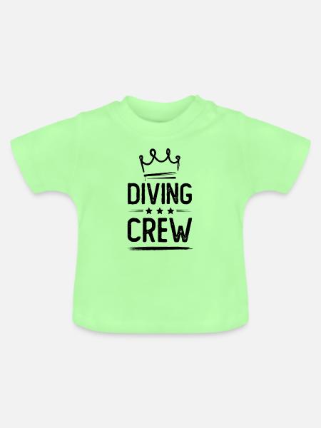Diving Crew - Baby Bio-T-Shirt mit Rundhals - Mintgrün