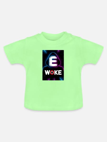 Ewoke - Baby Bio-T-Shirt mit Rundhals - Mintgrün