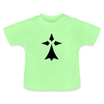 bretonisches Hermine symbol region bretagne 2 - Baby Bio-T-Shirt mit Rundhals - Mintgrün - Vorne