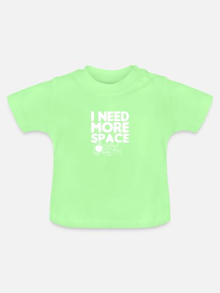 Astronaut - Baby Bio-T-Shirt mit Rundhals - Mintgrün