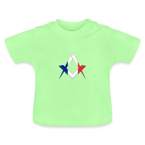 Freimaurer Winkel&Zirkel Frankreich - Baby Bio-T-Shirt mit Rundhals
