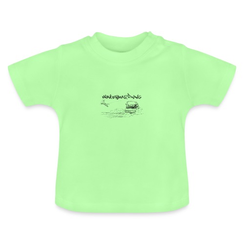 wakeboarding - Baby Bio-T-Shirt mit Rundhals