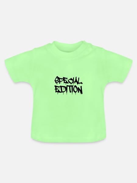 special edition - Baby Bio-T-Shirt mit Rundhals - Mintgrün