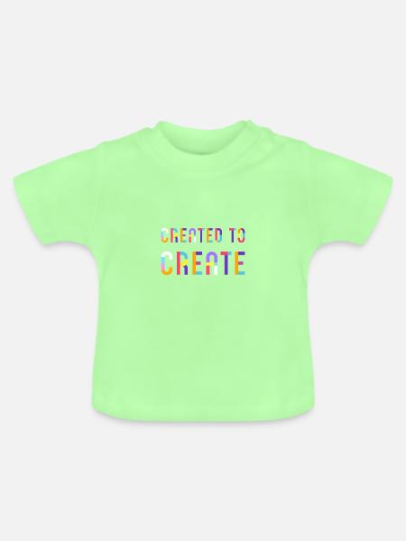 Maler Handwerker Beruf Spruch Geschenk - Baby Bio-T-Shirt mit Rundhals - Mintgrün