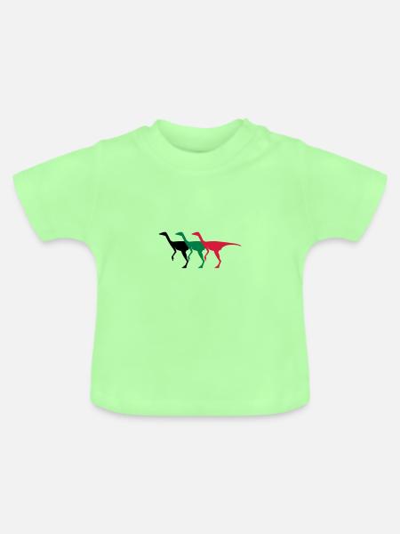 dinos - Baby Bio-T-Shirt mit Rundhals - Mintgrün
