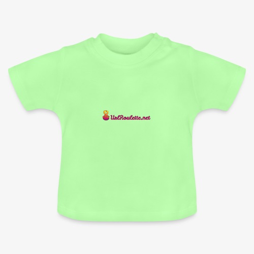 UrlRoulette Logo - Baby Bio-T-Shirt mit Rundhals