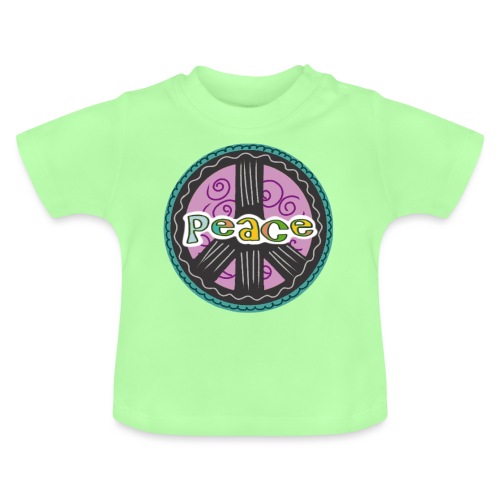 Peace - Baby Bio-T-Shirt mit Rundhals