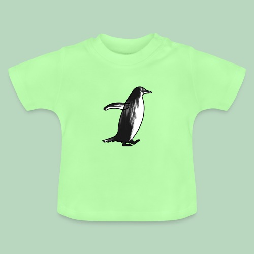 Penguin Penguïn (gentoo) - Baby biologisch T-shirt met ronde hals