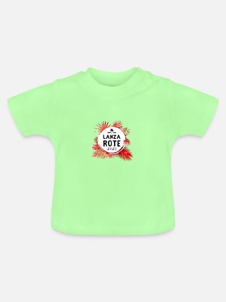 Lanzarote 2025 Bunt - Baby Bio-T-Shirt mit Rundhals - Mintgrün