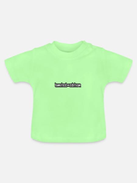 Limited Edition - Baby Bio-T-Shirt mit Rundhals - Mintgrün