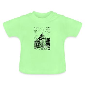 Radevormwald historic garden house - home - Baby Organic T-Shirt with Round Neck - mint green - Front
